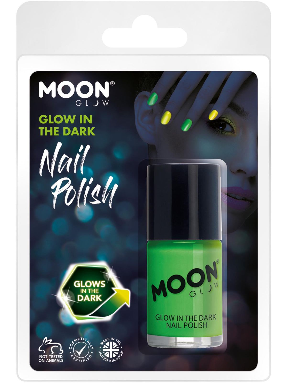 Moon Glow - Glow in the Dark Nail polish, Green 1