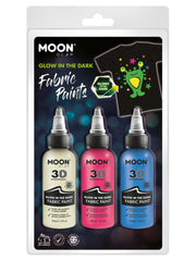 Moon Glow - Glow in the Dark Fabric Paint,  - 1