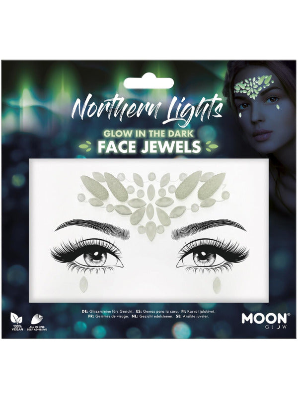 Moon Glow Face Jewels, Northern Lights - 2