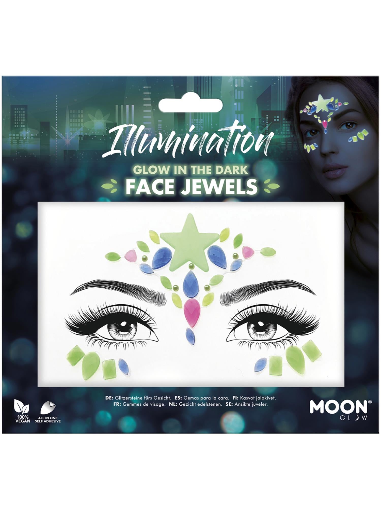 Moon Glow Face Jewels, Illumination 1