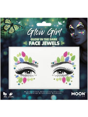 Moon Glow Face Jewels, Glow Girl - 1
