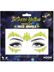 Moon Glow Face Jewels, Intense Yellow - 1