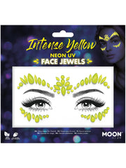 Moon Glow Face Jewels, Intense Yellow 1