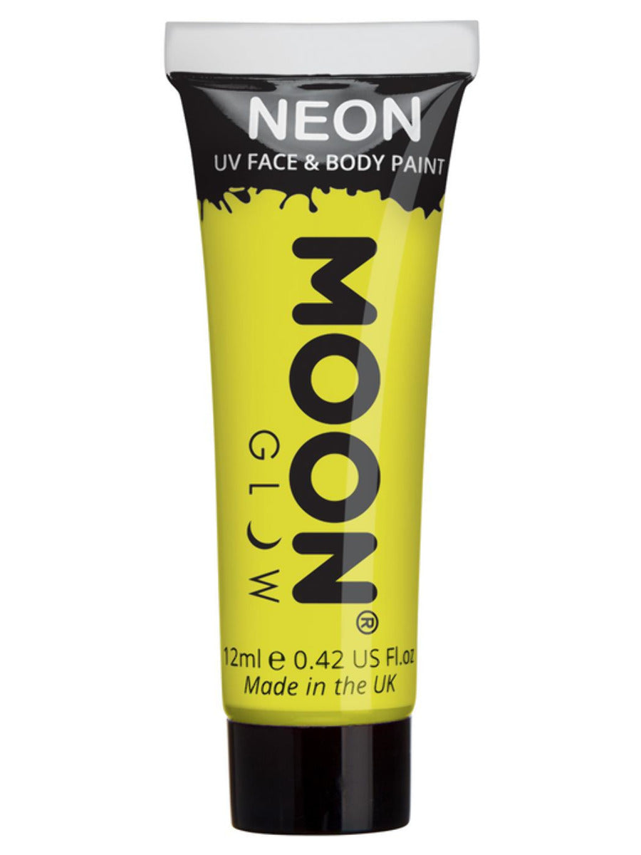 Moon Glow Intense Neon UV Face Paint, Intense Yell - 1