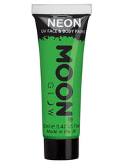 Moon Glow Intense Neon UV Face Paint, Intense Gree - 1