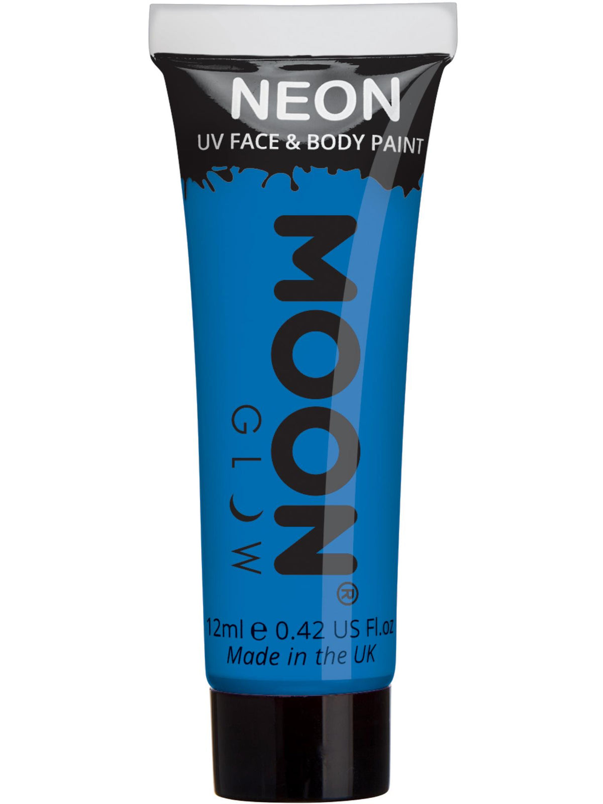 Moon Glow Intense Neon UV Face Paint, Intense Blue 1