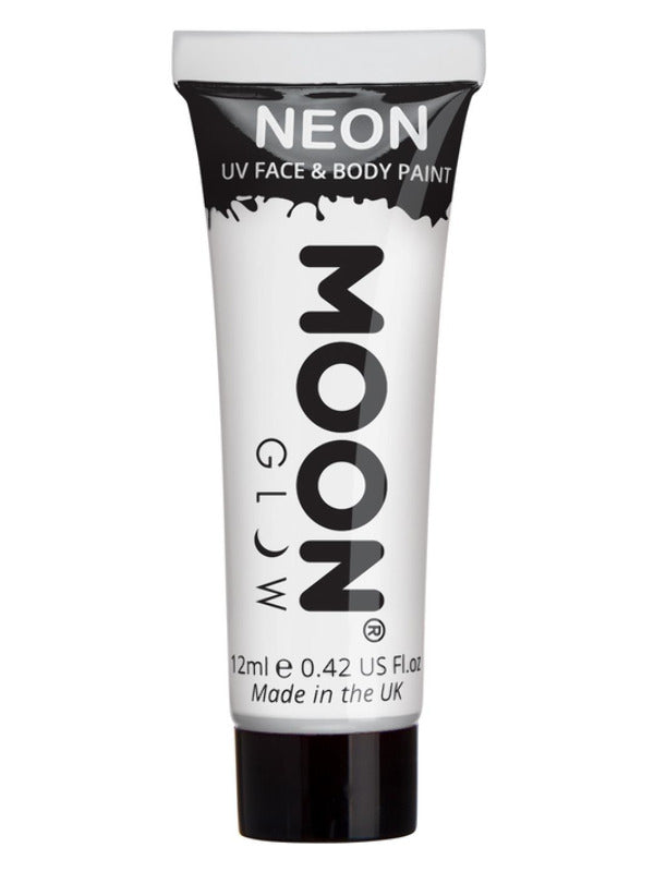 Moon Glow Intense Neon UV Face Paint, White - 2