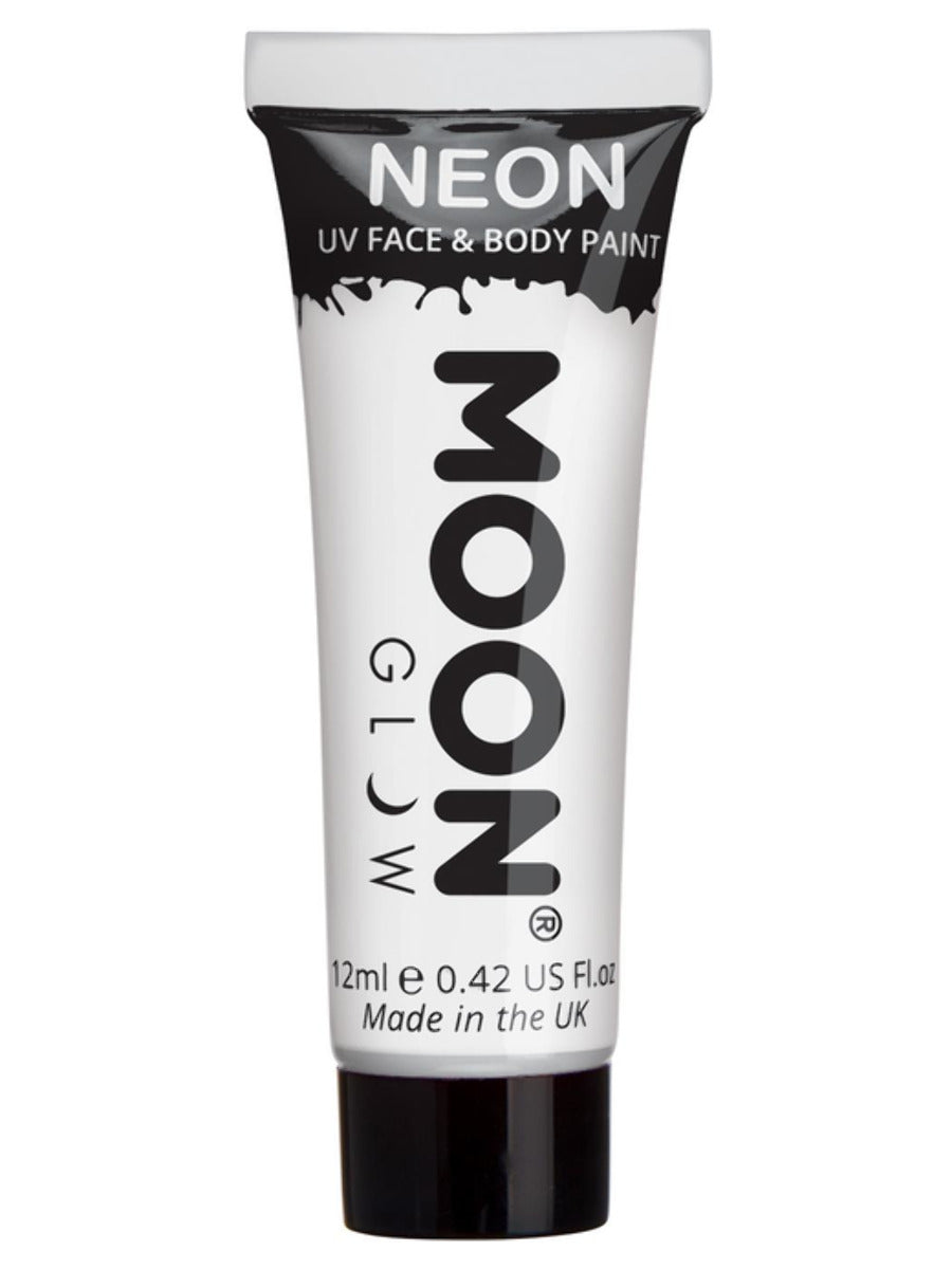 Moon Glow Intense Neon UV Face Paint, White - 1