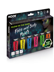 Moon Glow - Glow in the Dark Face Paint, Assorted 1