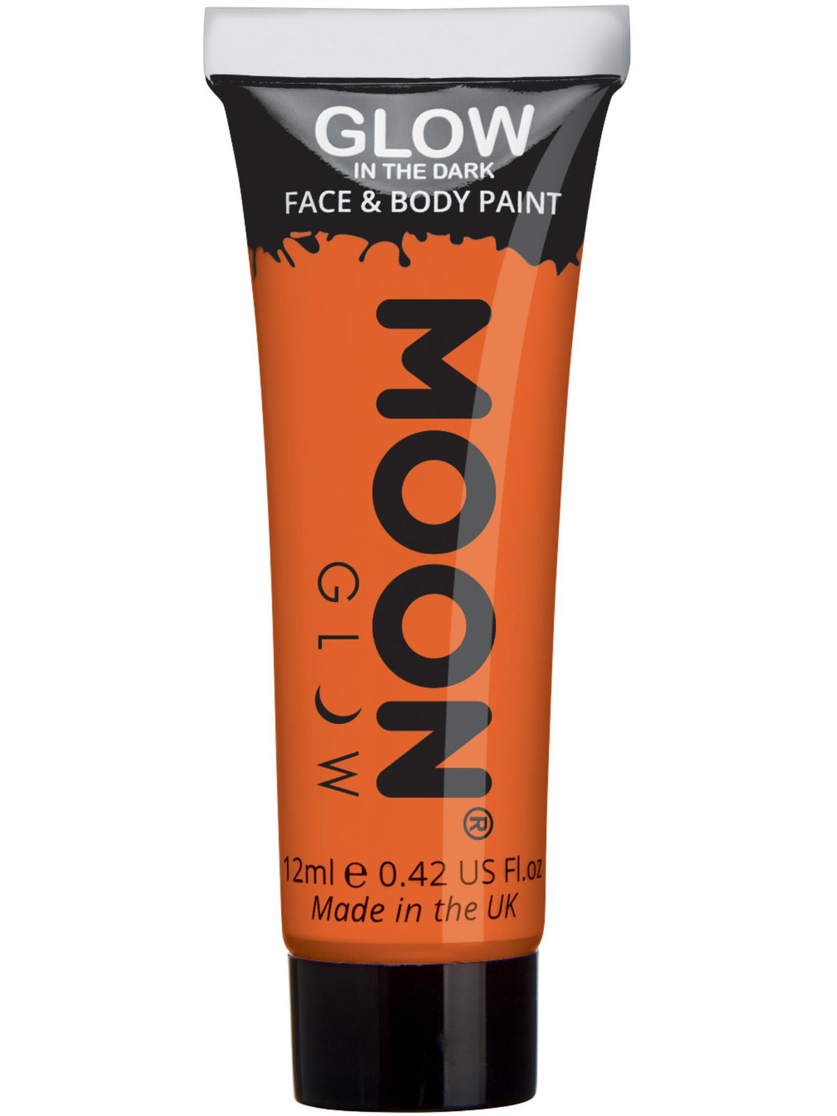 Moon Glow - Glow in the Drak Face Paint, Orange 1