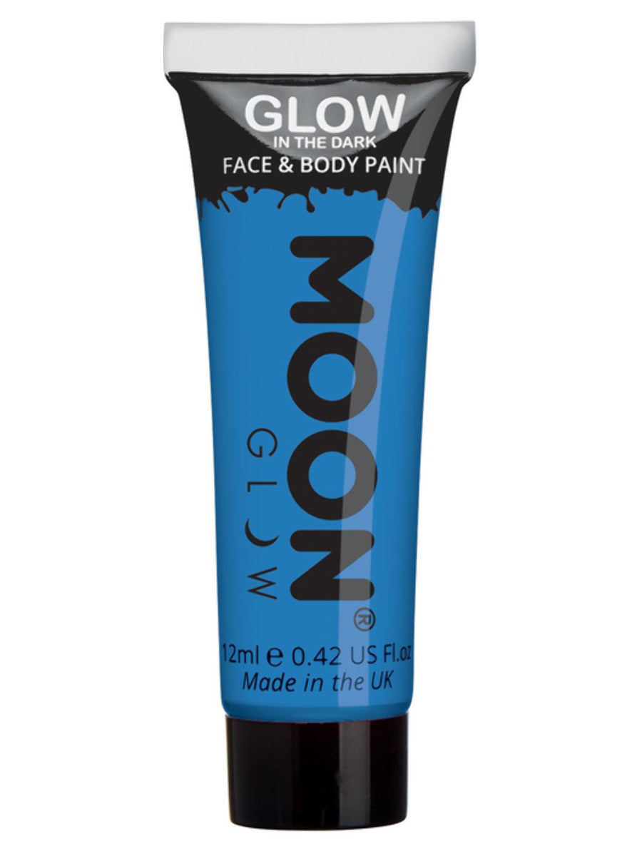Moon Glow - Glow in the Dark Face Paint, Blue - 1