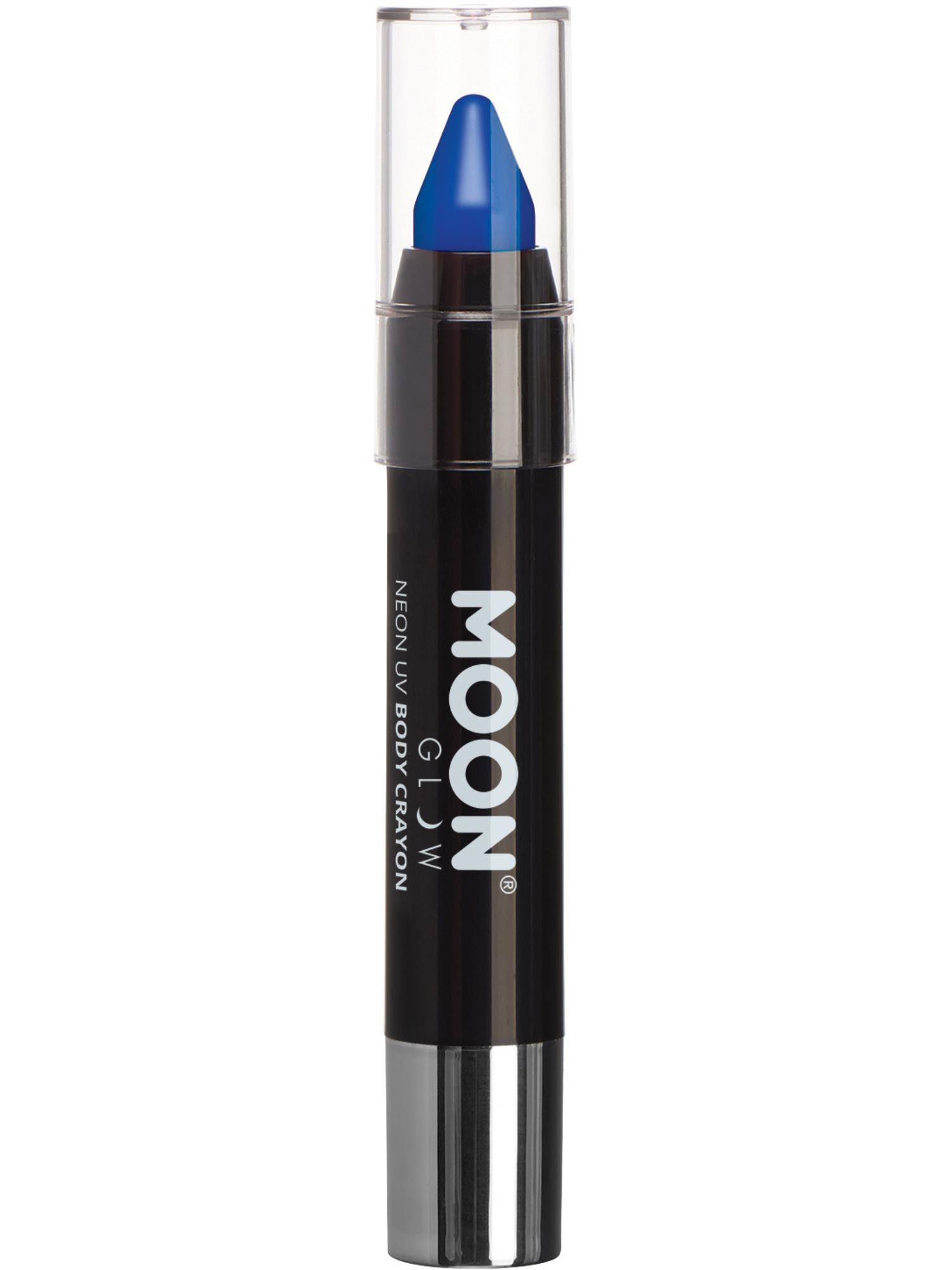 Moon Glow Intense Neon UV Body Crayons, Intense Bl 1