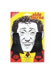 Sideburns. Black