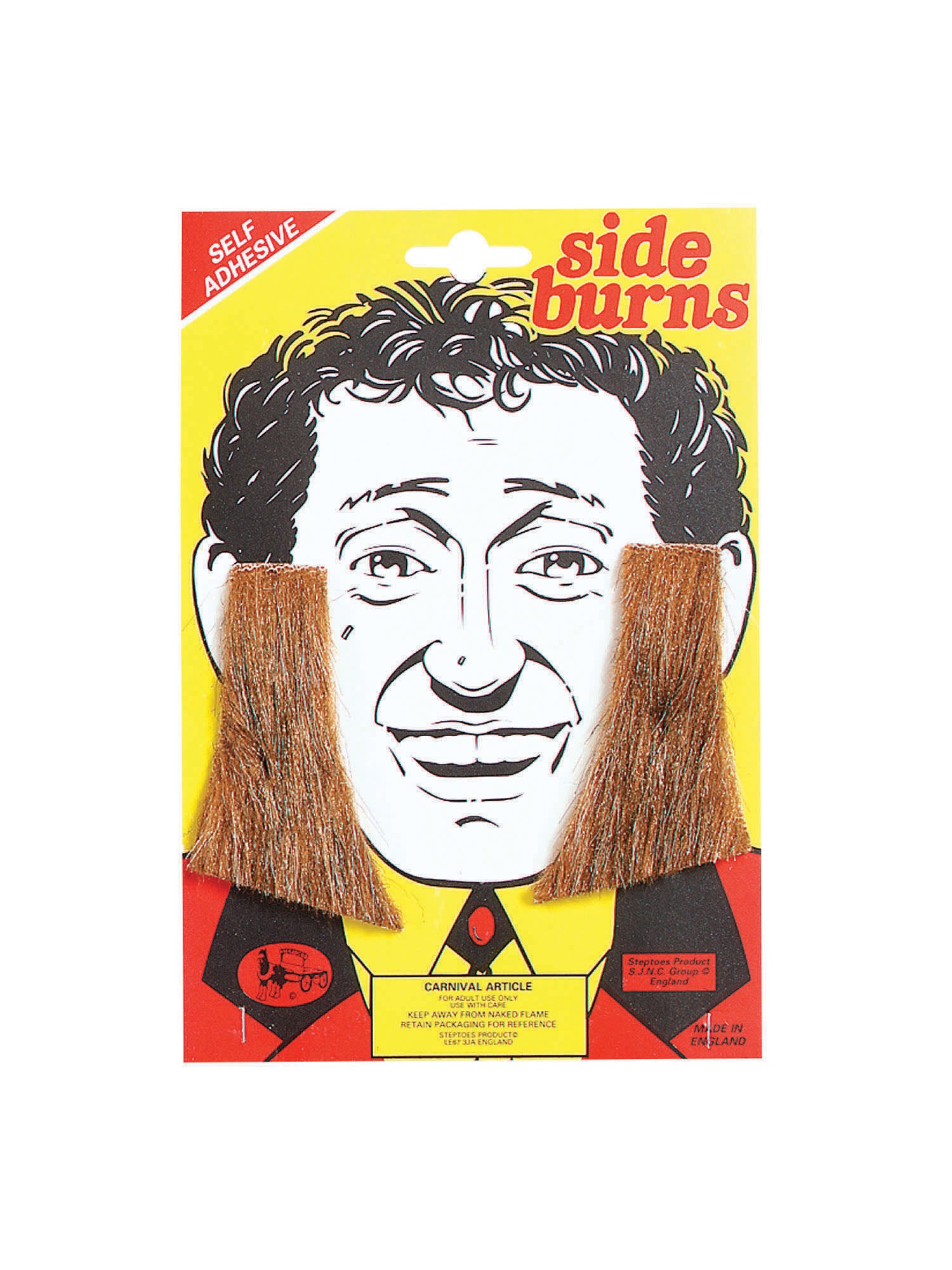 Sideburns. Brown