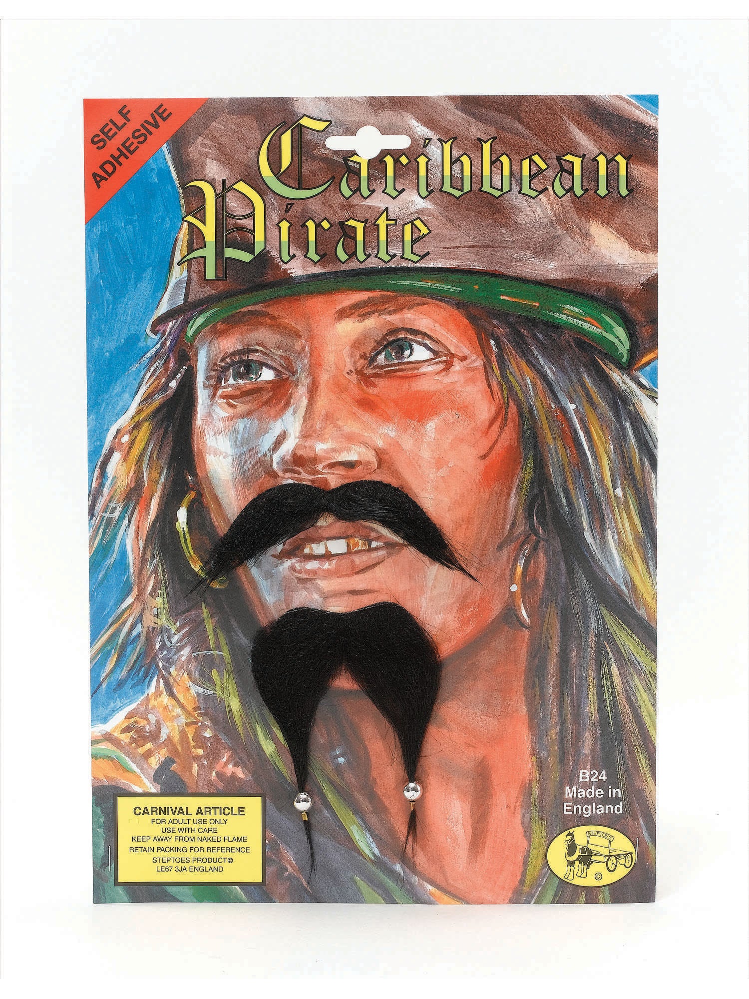 Caribbean Pirate Beard+Tash