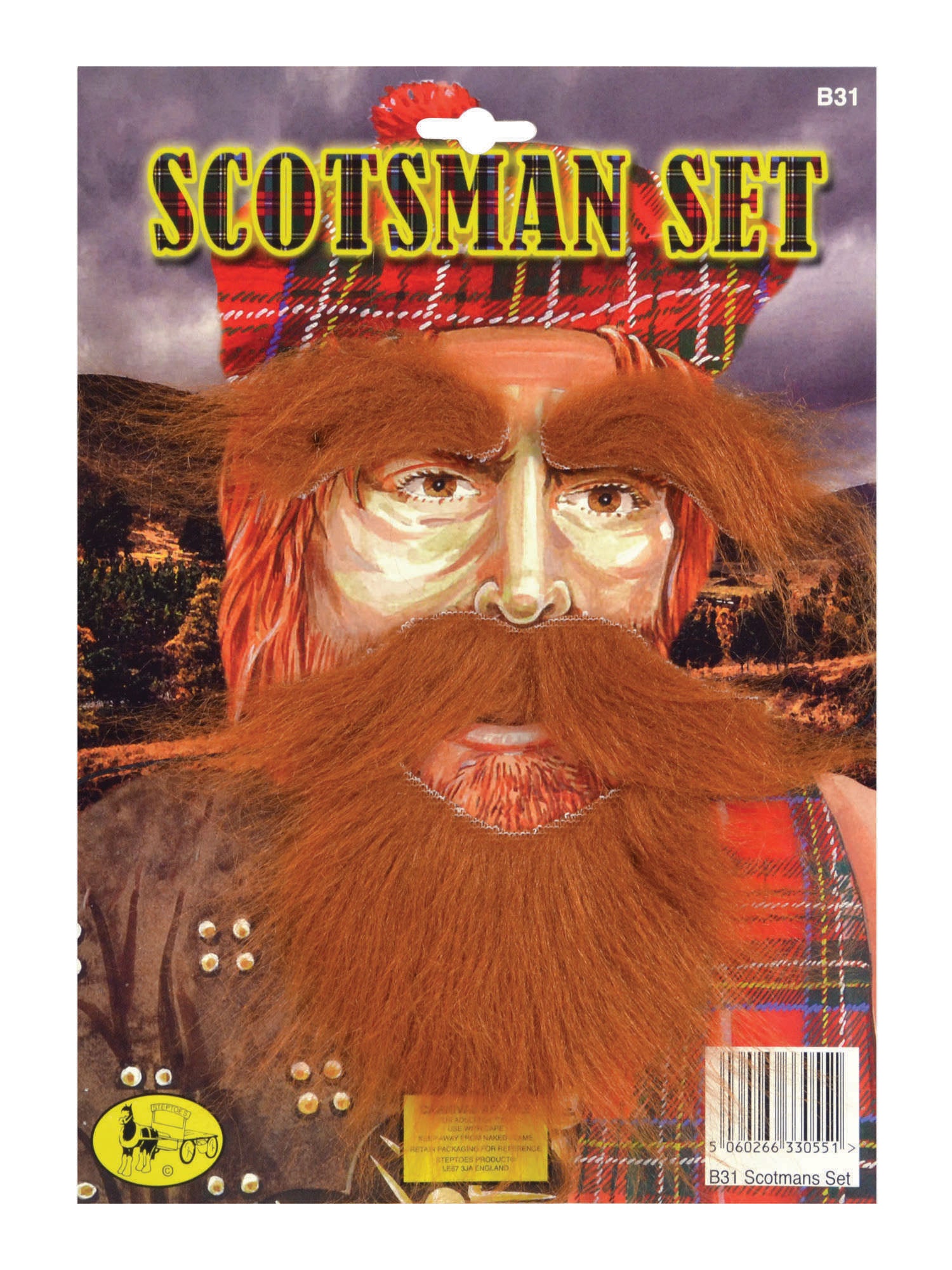 Scotsman Set (Beard, Tash, Eyebrows)