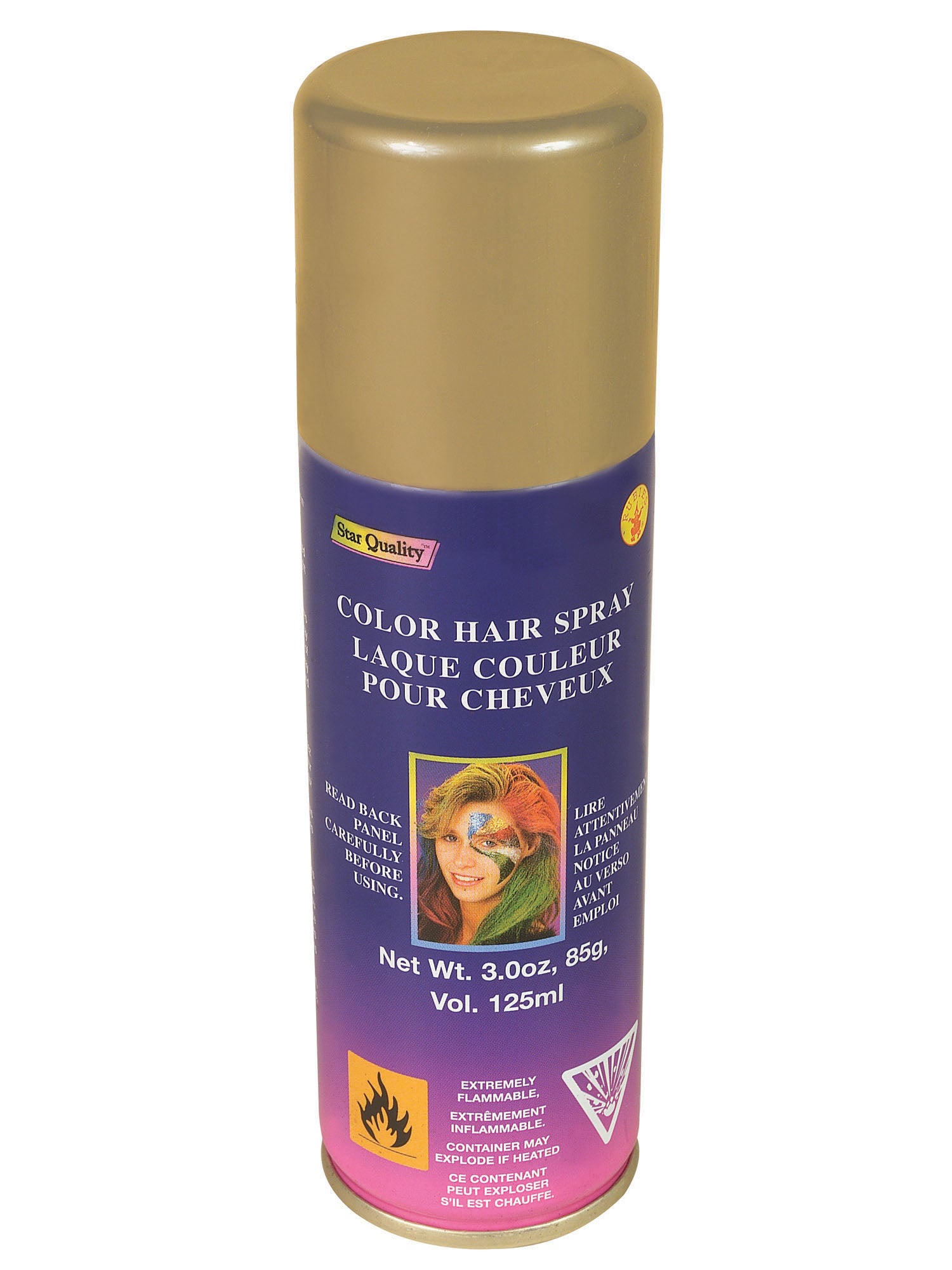 Gold Fluorescent Hairspray