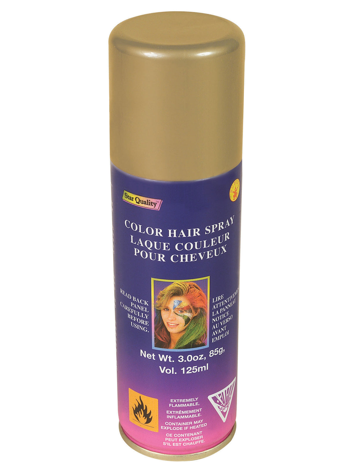 Gold Fluorescent Hairspray 1
