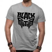 Black Panther Text Logo T-Shirt