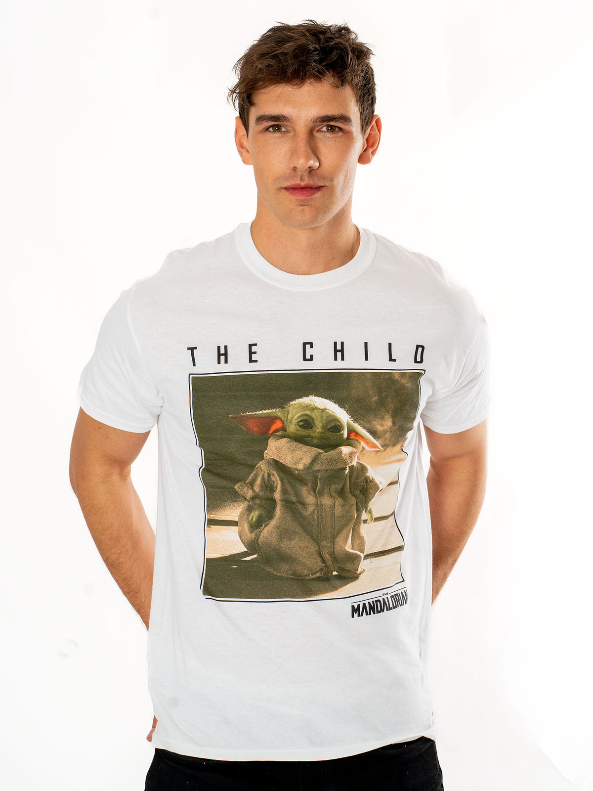 The Mandalorian The Child Square Photo T-Shirt 1