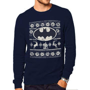 Batman Fair Isle Logo Crewneck Sweatshirt
