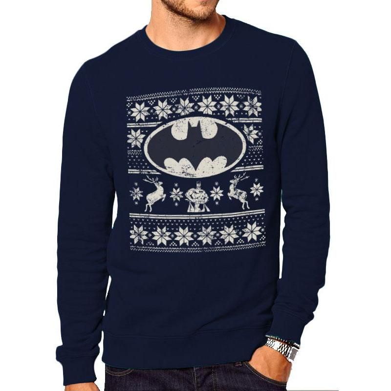 Batman Fair Isle Logo Crewneck Sweatshirt 1