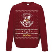 Harrypotter Xmas Crest Crewneck Sweatshirt
