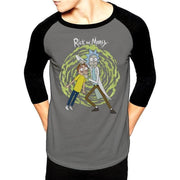 Rick And Morty Spiral Baseball Shirt Baseball Shirt