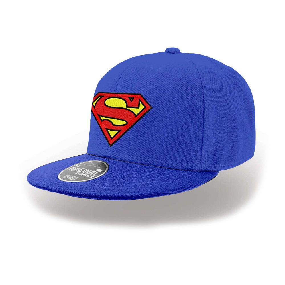 Superman Logo Snapback Cap 1