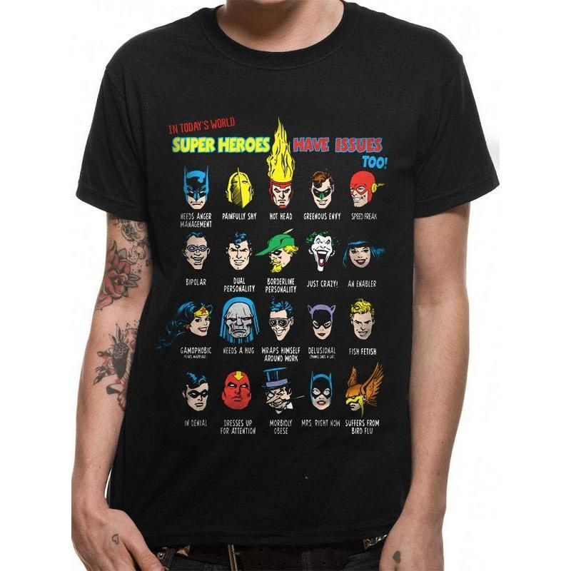 Justice League Superhero Issues Unisex T-Shirt