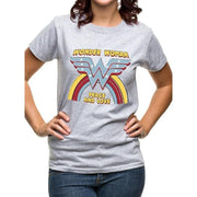 Wonder Woman Rainbow Vintage Unisex T-Shirt 1