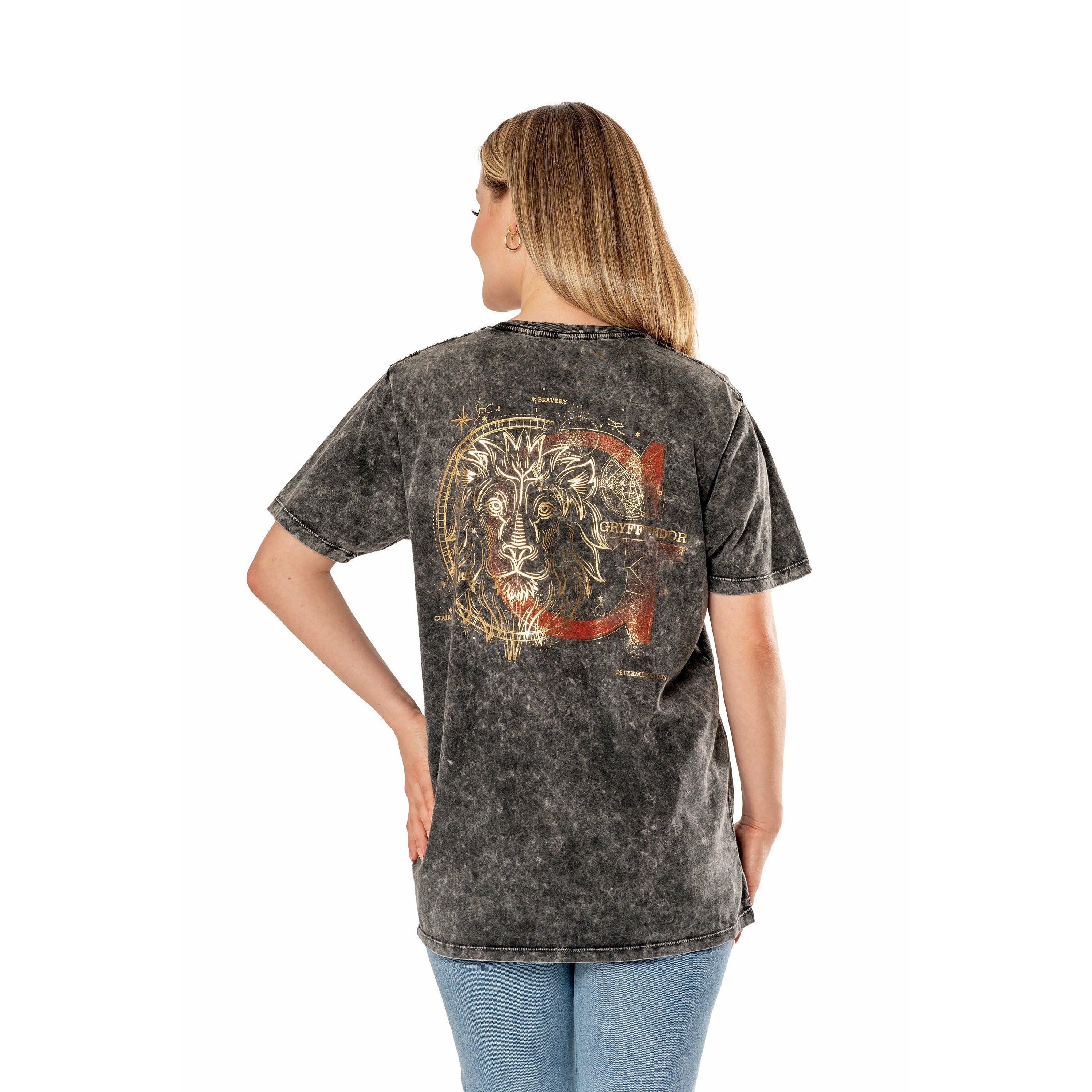 Gryffindor Acid Wash Harry Potter Unisex T-Shirt 2