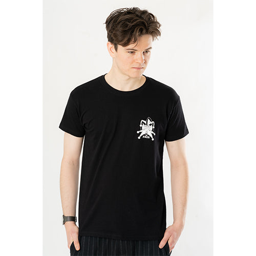 Joker Black Jester Front/Back Logo T-Shirt