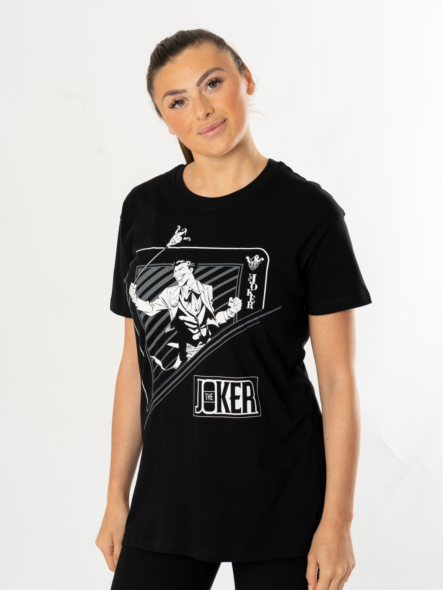 Joker Black Playing Card T-Shirt