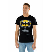 Batman Black Ripped Bevel T-Shirt 1