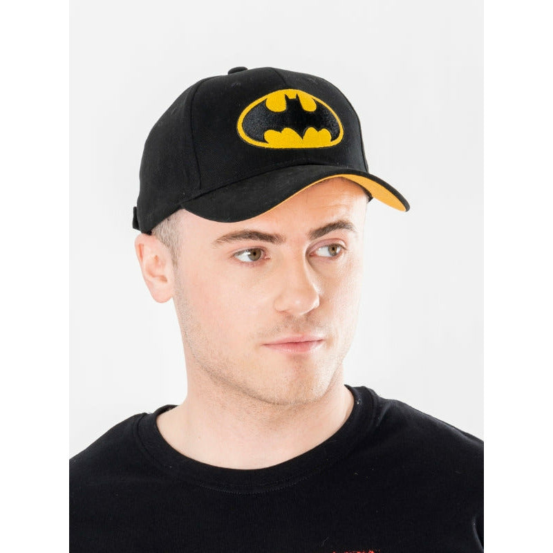 Batman Black/Yellow Baseball Cap 1