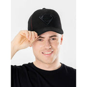 Superman Black Trucker Cap 1
