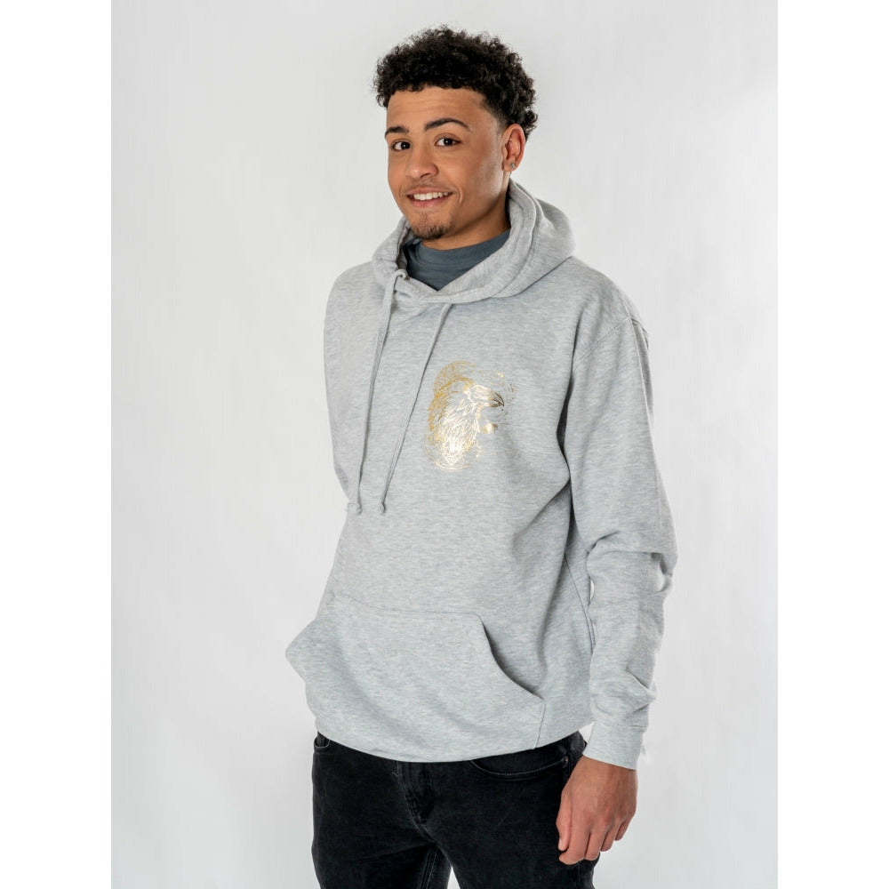Harry Potter Unisex Grey Marl Ravenclaw Zodiac Hoodie 2