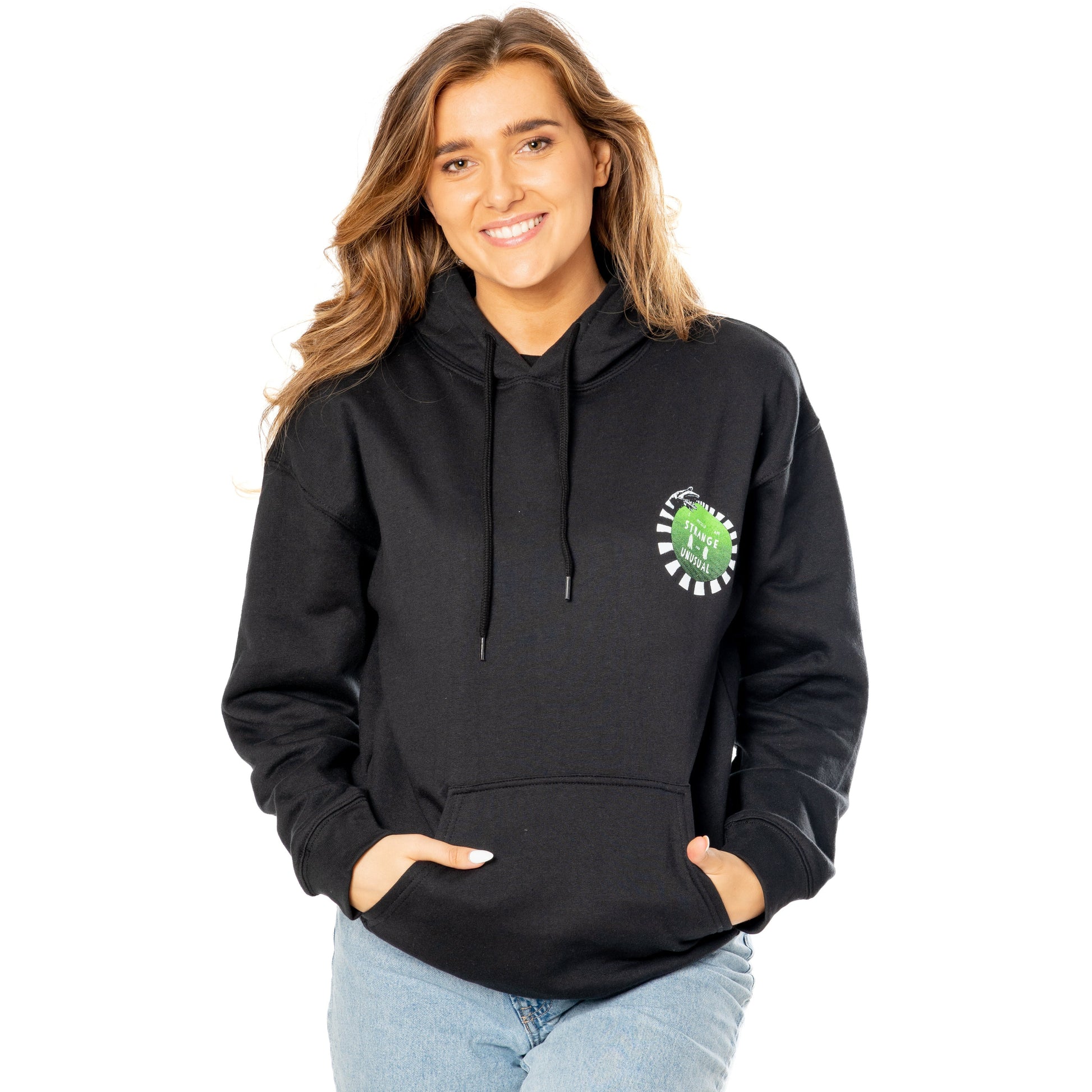 Beetlejuice Adult Unisex Black Front and Back World Tour Hoodie 4
