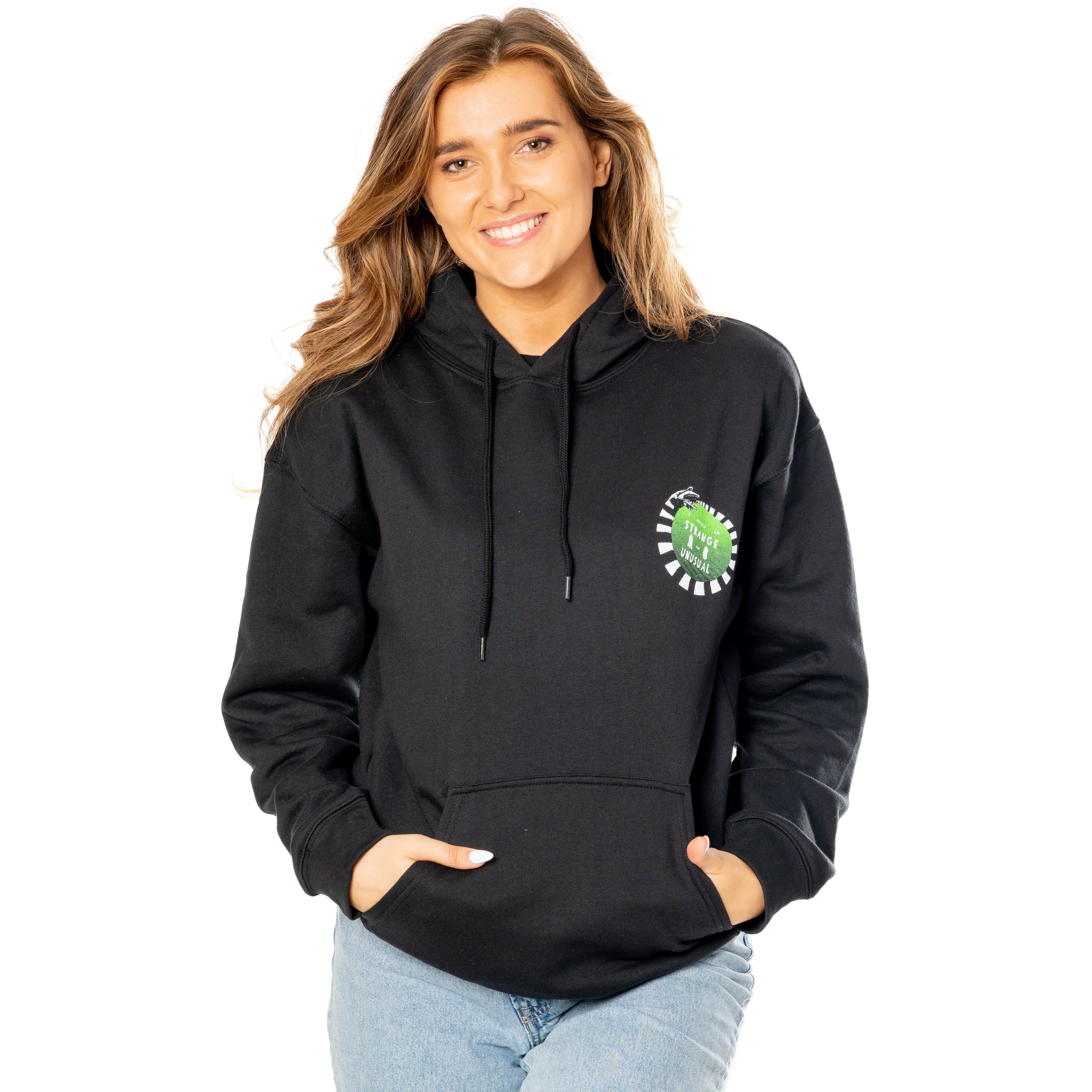 Beetlejuice Adult Unisex Black Front and Back World Tour Hoodie 4