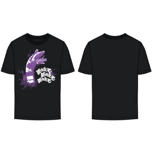 Beetlejuice Adults Unisex Black Sandworm T-Shirt 1
