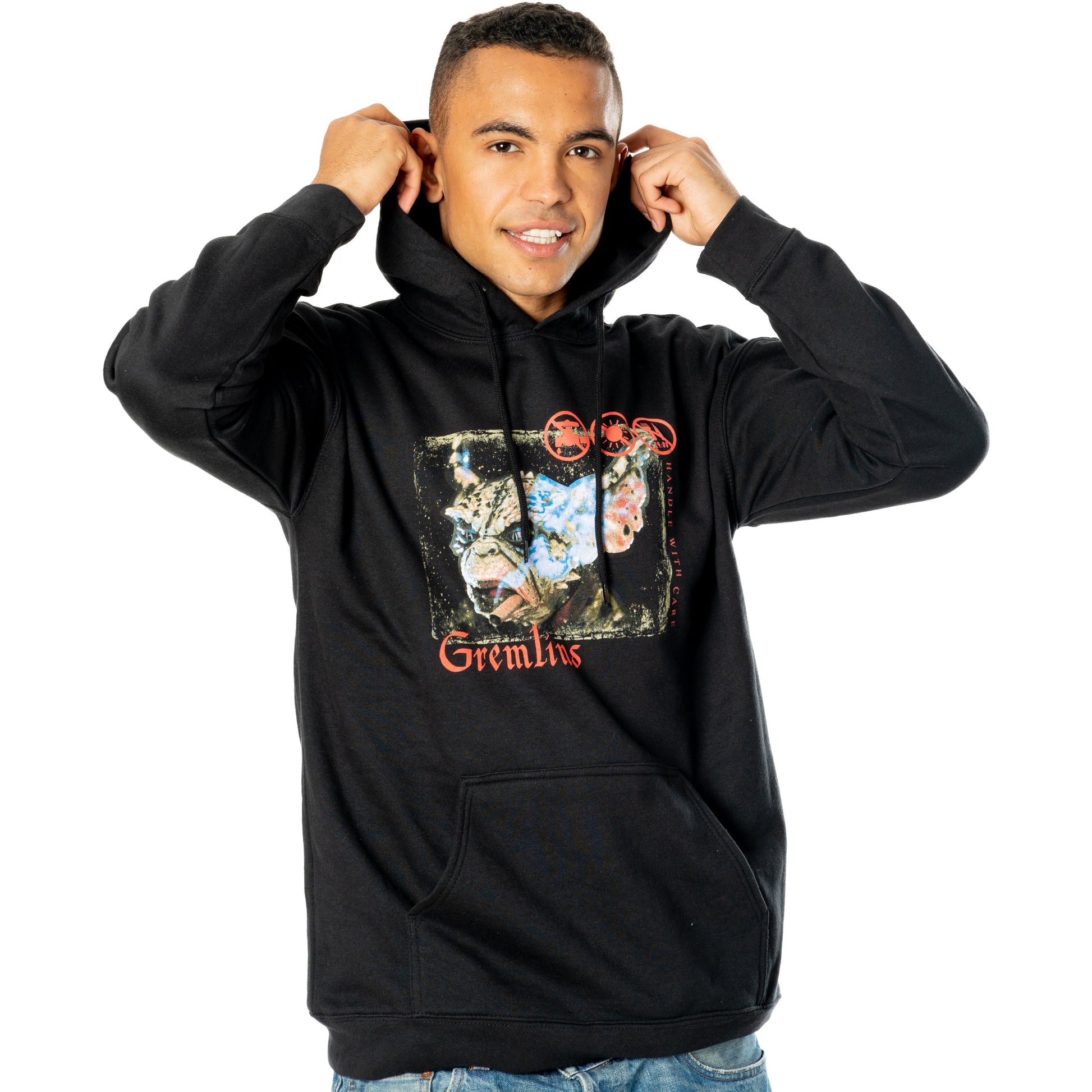 Gremlins Adult Unisex Black Smoke Hoodie