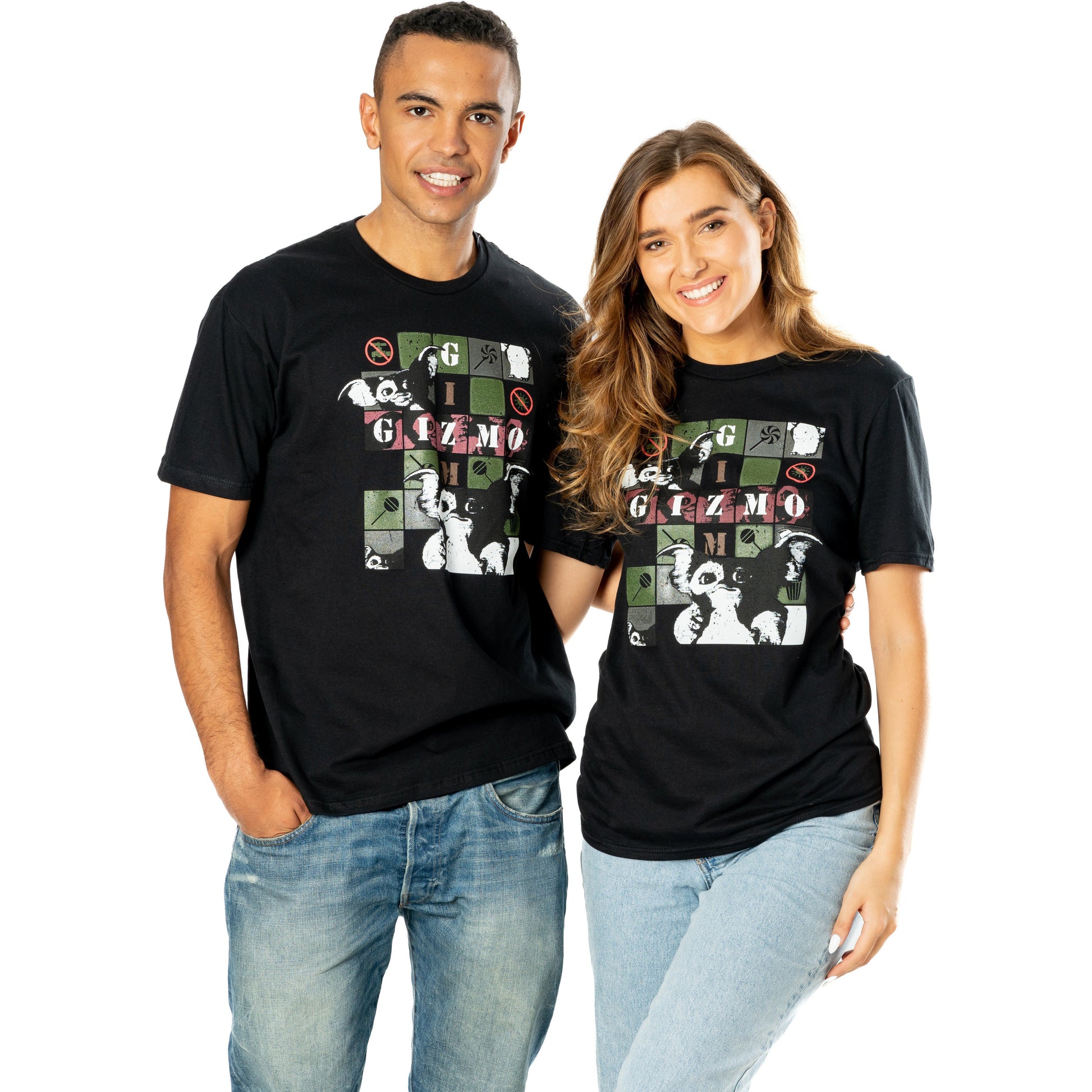 Gremlins Adult Unisex Black Multi-Gizmo T-Shirt 2