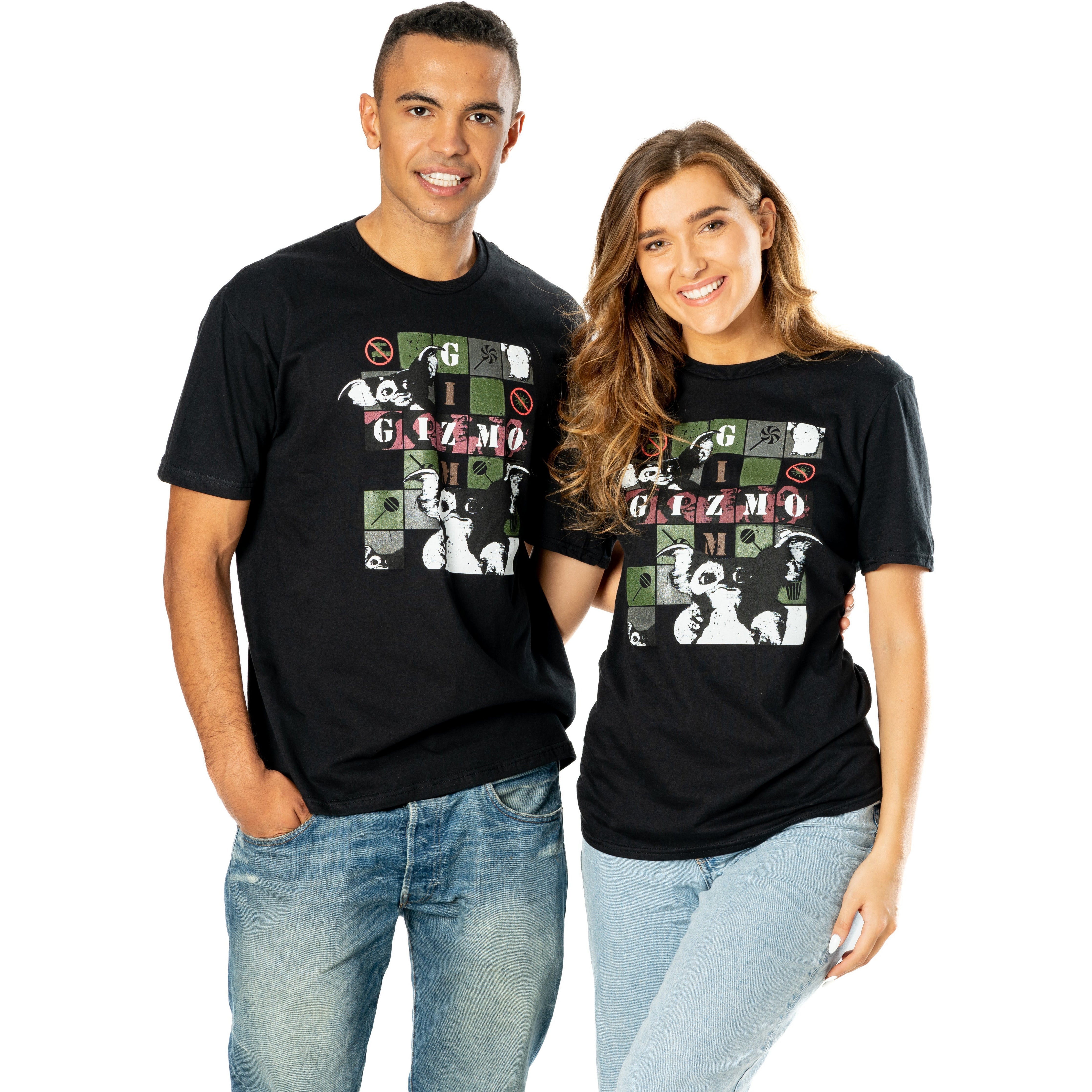 Gremlins Adult Unisex Black Multi-Gizmo T-Shirt 2