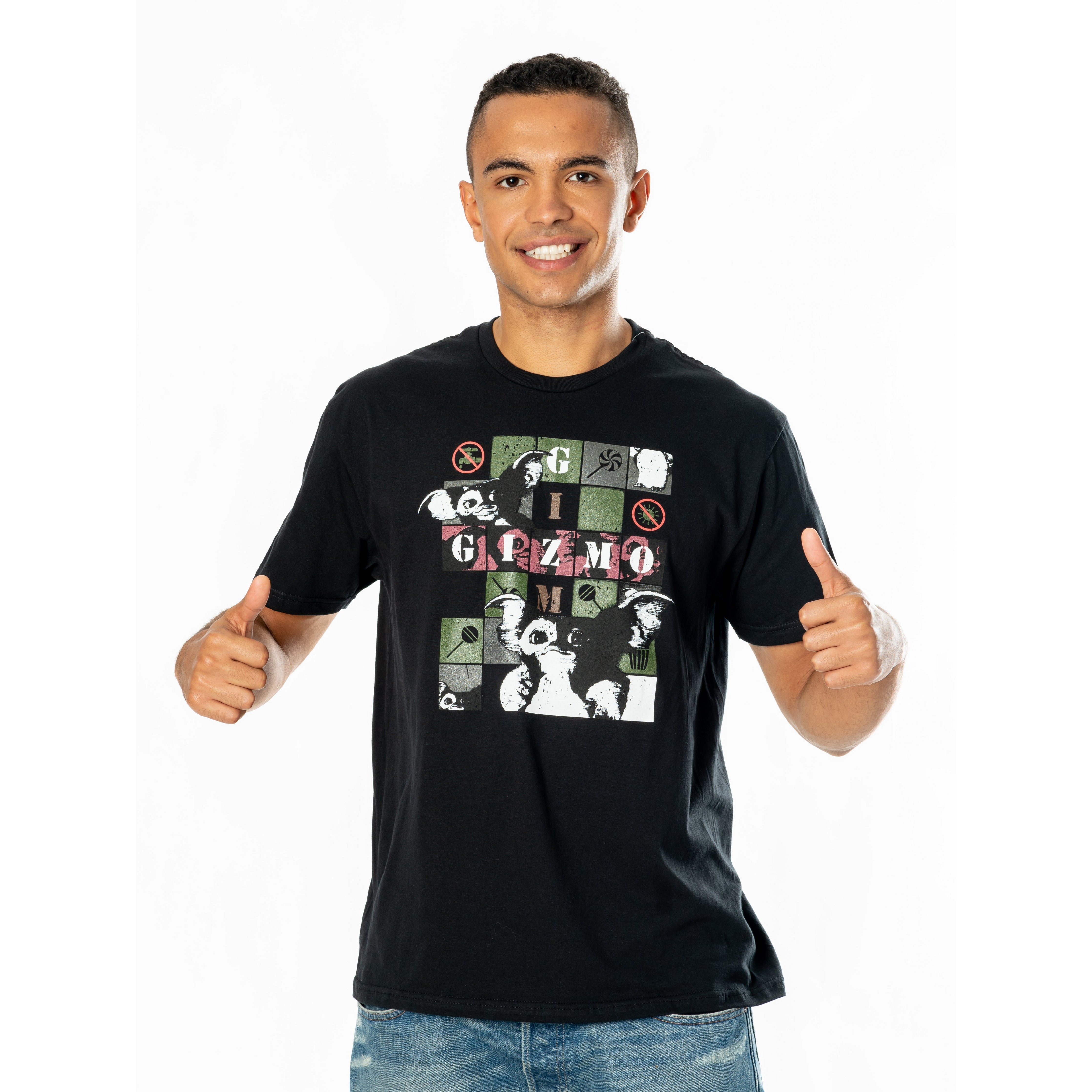 Gremlins Adult Unisex Black Multi-Gizmo T-Shirt 3