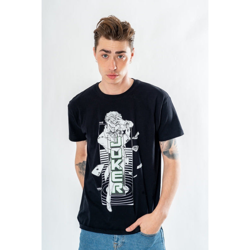 The Joker Adult Unisex Black Jester T-Shirt 2