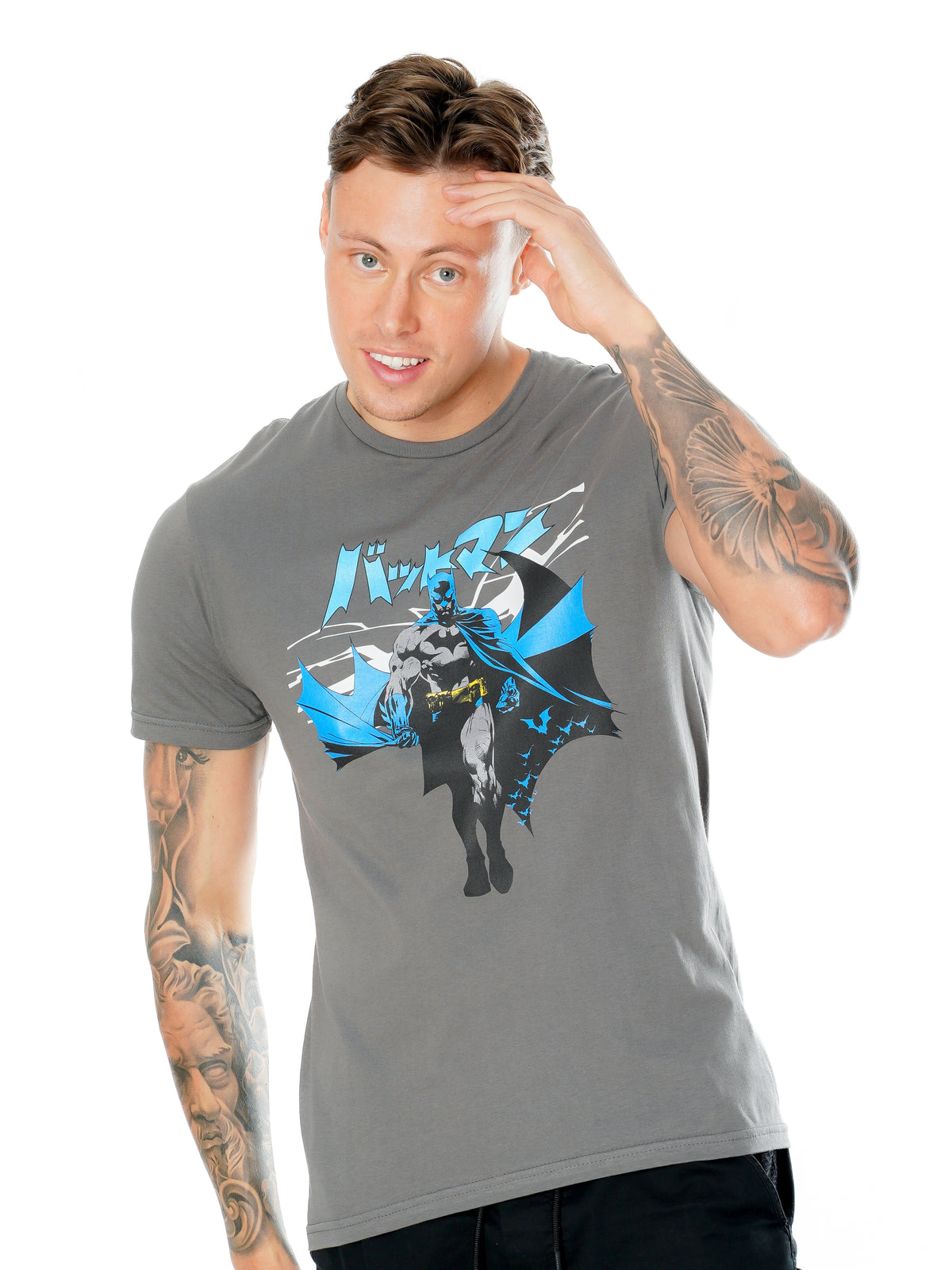 Batman Manga Cape T-Shirt 4