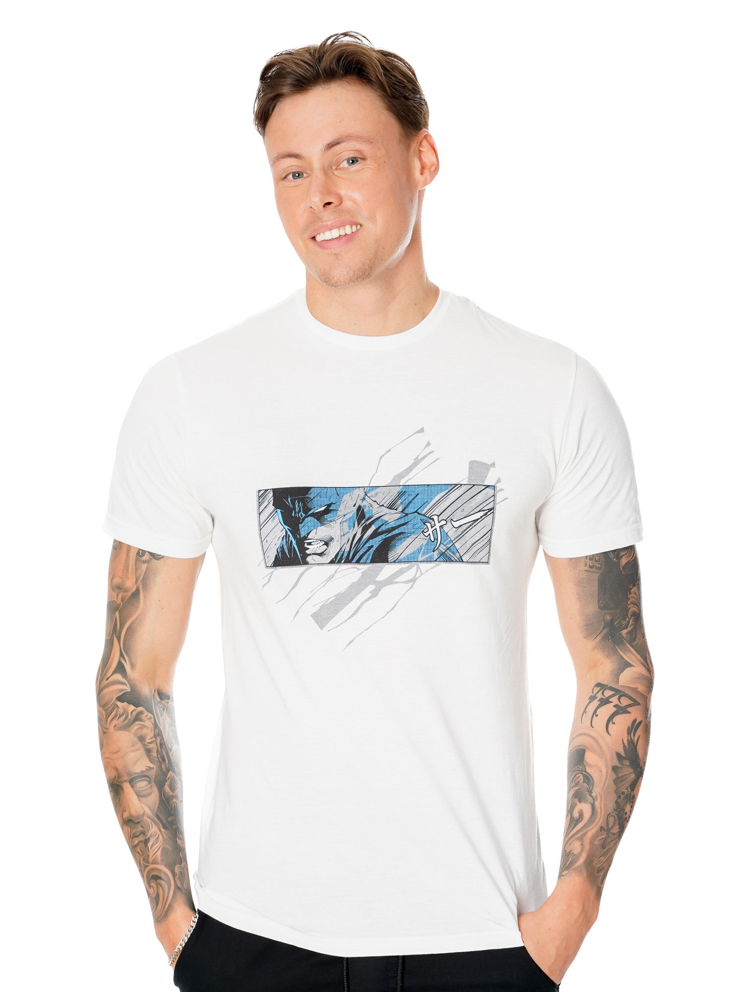 Batman Manga Rip T-Shirt