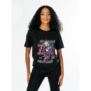 Harley Quinn Joker Black Adult Anime Diamond T-Shirt 1