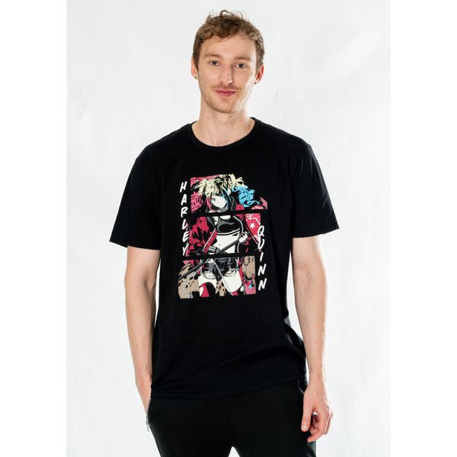 Harley Quinn Black Adult Anime Comic T-Shirt 2